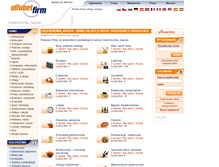 Tablet Screenshot of gastronomia-restauracje.alfabetfirm.pl